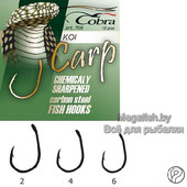 Крючок одноподдевный Cobra CARP KOI