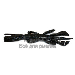 Силиконовая приманка Jackall Pine Shrimp 4,5 (11,4 см, упаковка — 6 шт.) цвет BLACK-BLUE-FLAKE