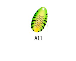 Вращающаяся блесна Akara Lite Series Coin 1 (3гр) цвет A11