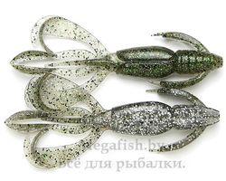 Силиконовая приманка Keitech Crazy Flapper 3.6 460 Silver Flash Craw