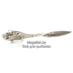 Вращающаяся блесна Kosadaka Barracuda Silver 8 (75мм,8 гр)