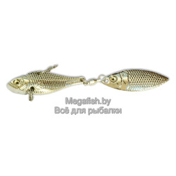 Вращающаяся блесна Kosadaka Barracuda Gold 12 (95 мм,12 гр)