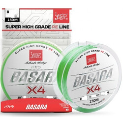Леска плетеная Lucky John BASARA Light Green 150/017