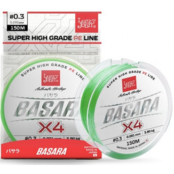Леска плетеная Lucky John BASARA Light Green 150/009