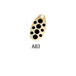 Вращающаяся блесна Akara Lite Series Coin 1 (3гр) цвет A03