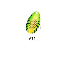 Вращающаяся блесна Akara Lite Series Coin 1 (3гр) цвет A11