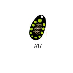 Вращающаяся блесна Akara Lite Series Coin 1 (3гр) цвет A17