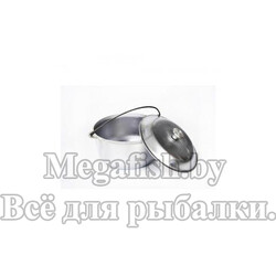 Котел литой алюминиевый с крышкой 6.0л