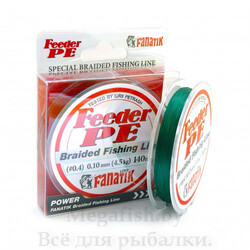 Шнур плетеный FANATIK Feeder PE X4 140m 0.4