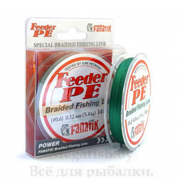 Шнур плетеный FANATIK Feeder PE X4 140m 0.6