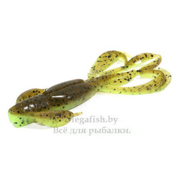 Силиконовая приманка Keitech Crazy Flapper 3.6 (упак. 7 шт) 401 Green Pumpkin Chartreuse