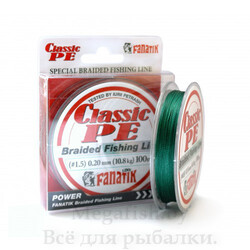 ШНУР плетеный FANATIK Classik PE X4 100 m 1.5