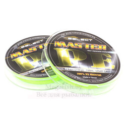 Шнур плетеный Select Master PE 150m 0.16mm 19kg Light Green