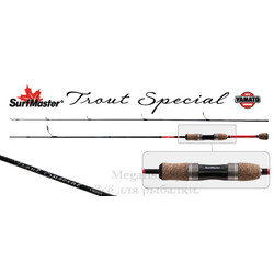 Спиннинг Surf Master K1226 Trout Special S-602ULM TX-20 (0,5-4,6гр.) 1,83м