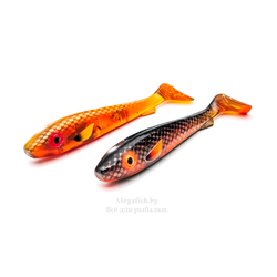 Приманка-Svartzonker-Flash-Series-McRubber-Jr-17-Motoroil-Black-&-Light-Motoroil-Eelpout