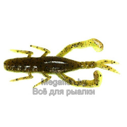 Силиконовая приманка Jackall DRAGON BUG 3 (7,6 см, упаковка — 7 шт.) цвет GREEN PUMPKIN/CHART