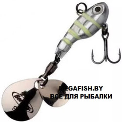 Berkley-Pulse-Spintail-Glow-Silver-Zebra