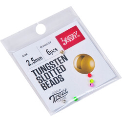 Головки-Lucky-John-Area-Trout-Game-TUNGSTEN-SLOTTED-BEADS-0.1гр-вольфрамовые