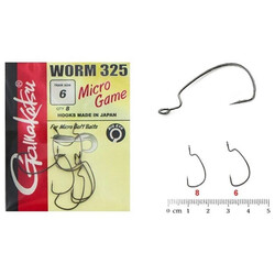 Крючки-офсетные-Gamakatsu-WORM-325-Micro-Game-006