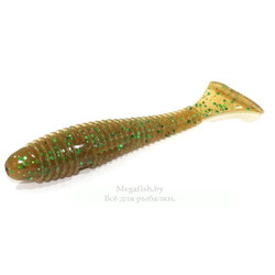 Силиконовая приманка Keitech Swing Impact Fat 2.8 (3.5гр,7см,упаковка 8 шт) цвет E02 Peach Green FLK
