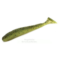 Силиконовая приманка Keitech Swing Impact 3.5 (8.8см,3.3гр,упаковка 8 шт) цвет EA07 Watermelon PP. Yellow PP.