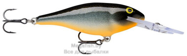 Воблер Rapala Shad Rap SR07 (8г, 7см, 1.5-3.3м) HLW