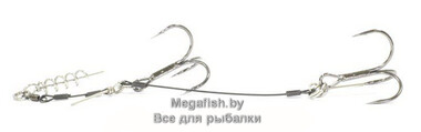 Оснастка для силикона BFT Shallow Stinger Rig 45кг Owner №2/0