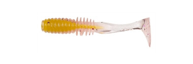 Твистер MEGABASS ROCKY FRY 1.5" P Vib Tail, 5 шт в уп., цвет: Cherry Shrimp 10