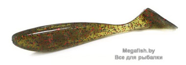 Приманка FishUp Wizzle Shad 3" (2.7 гр; 7.6 см; 8 шт.) 045 Green Pumpkin/Red...