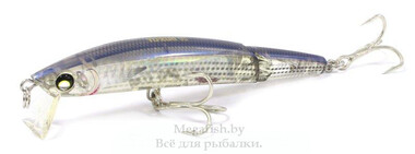 Воблер Yo-Zuri Crystal 3D Minnow Jointed 130F (22гр, 13см, 0-0,4м) floating HMT