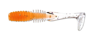 Твистер MEGABASS ROCKY FRY 2.0" P Vib Tail, 5 шт в уп., цвет: Peach Glow Core 14