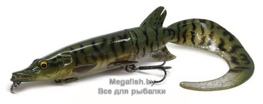 Воблер 3D Hybrid Pike 17 SS Green Silver Pike