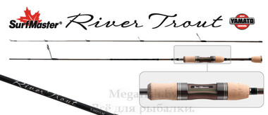 Спиннинг 2 колена Surf Master K1225 River Trout S-602ULM TX-20 (0,5-5,6гр) 1,83м