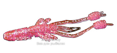 Силикон Reins Ring Shrimp 3" 317 Pink Silver