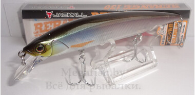 Воблер Jackall Rerange 130SP (21,5гр, 13см, 0-1,5м) suspending Ghost Wakasagi...