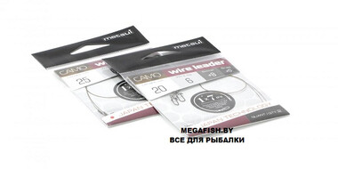 Поводок Metsui 1*7 Camo Wire Leader AFW (20 см; 6 кг; 2 шт.)