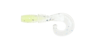 Твистер MEGABASS ROCKY FRY 1.5" P Curly Tail, 5 шт в уп., цвет: Chart Glow...