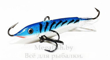 Балансир Rapala Jigging Rap W05 (9гр 5см) GBT Glow Blue Tiger