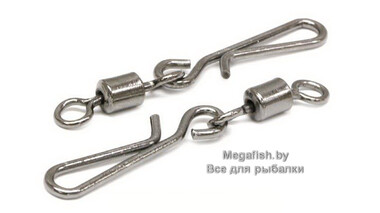 Вертлюг с карабином Daiwa Fast Attach Snap (M; 10 шт.)