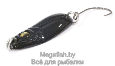 Колеблющаяся блесна Megabass Spoon-X 3 (3см,3гр) цвет black