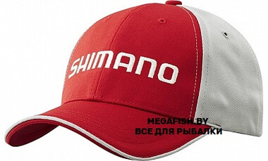 Бейсболка Shimano Standard Cap Red/Grey