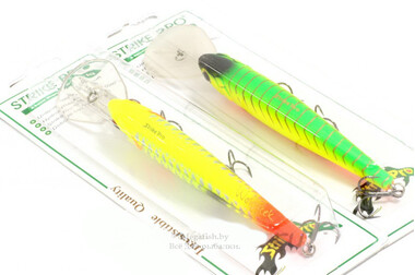 Воблер Strike Pro Deep Jer-O Minnow 130F (28,5гр, 13см, 5-6м) floating...