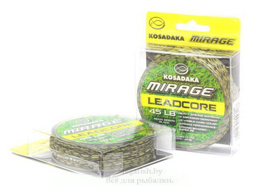 Лидкор тонущий Kosadaka Mirage (45lb, 20,4кг) 10м 4