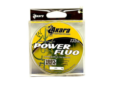 Шнур плетёный Akara Power Fluo 135 m 0,18 mm