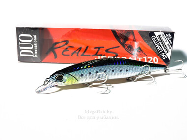 Воблер DUO Realis Jerkbait 120SP (12см, 18гр, 1.5-2.0м) suspending SW AHA0011...