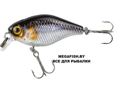 Воблер Jackall Chubby 38F (4 гр; 3.8 см; 0.5-1 м) silent hl silver & black 3235