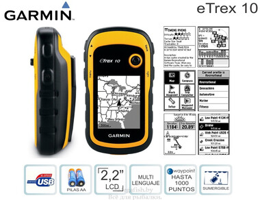 Портатив​ный GPS-навигатор Garmin eTrex 10 6