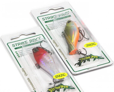 Воблер Strike Pro BeFlap Baby 55 (11,5гр, 5,5см, full) sinking A102G 2