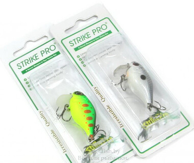 Воблер Strike Pro Cranky-X SS 40 (3.7гр;4см;0-0.1м) floating A102G 2