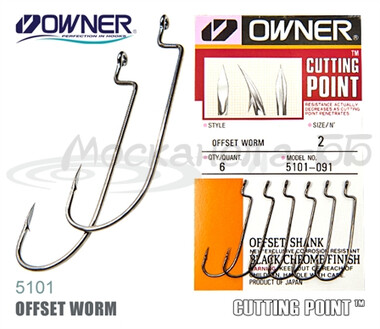 Офсетный крючок OWNER 5101-5-0